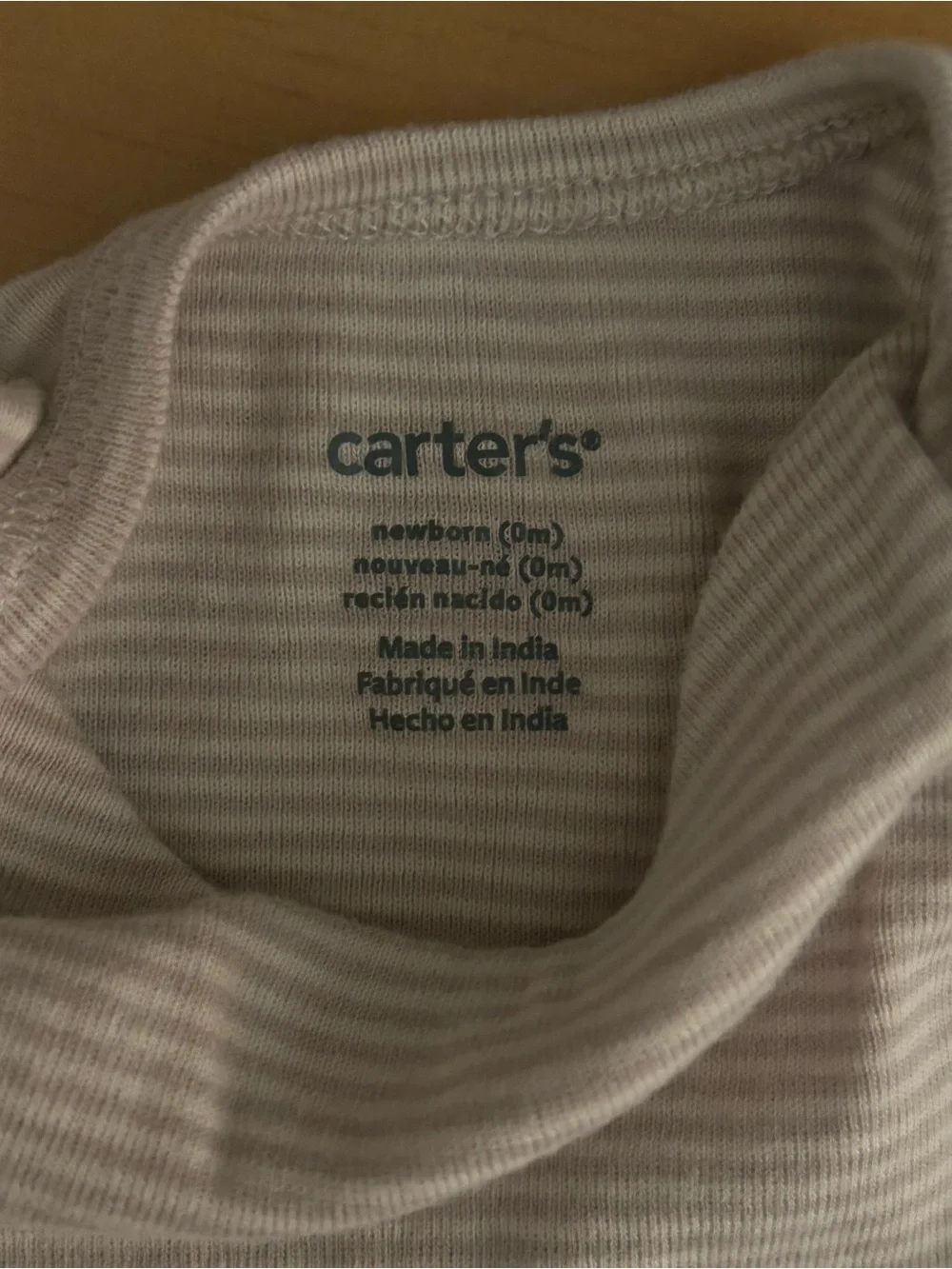 Carter’s baby Neutral Beige & Cream One-Piece Bodysuits - 4 Pack 0-3mo